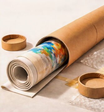 Why Large Paintings Are Shipped Rolled (and Why It’s Better)
