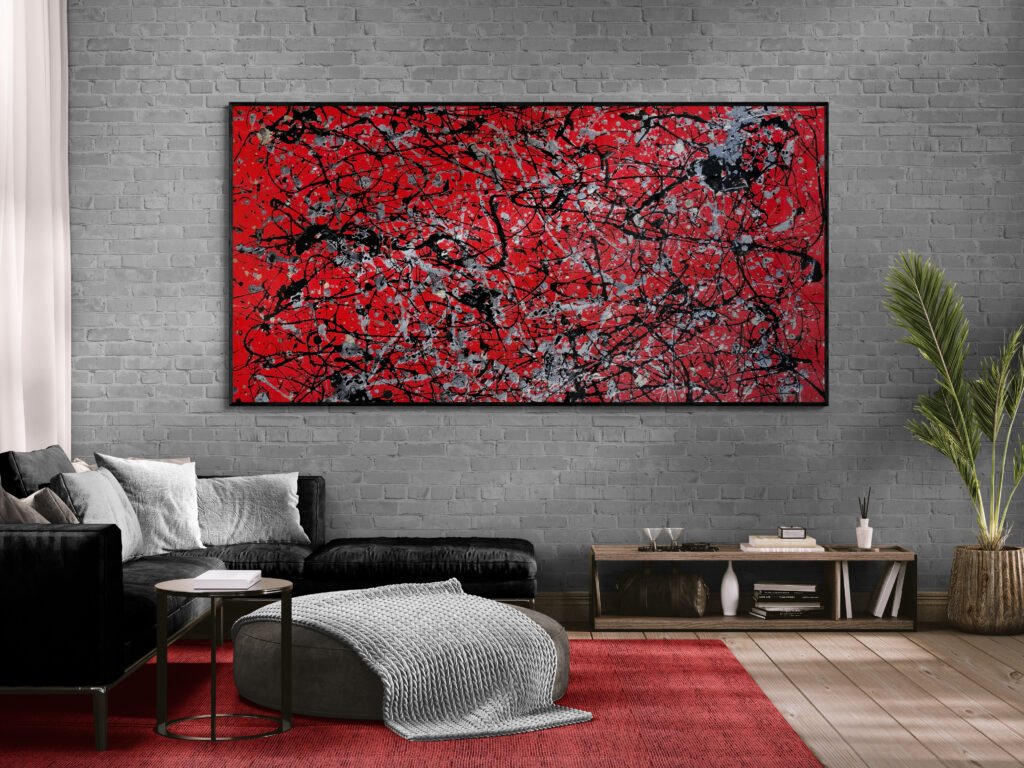 Practical guides to help you choose abstract art: size, placement, style, shipping and commissions for homes, offices and large interiors